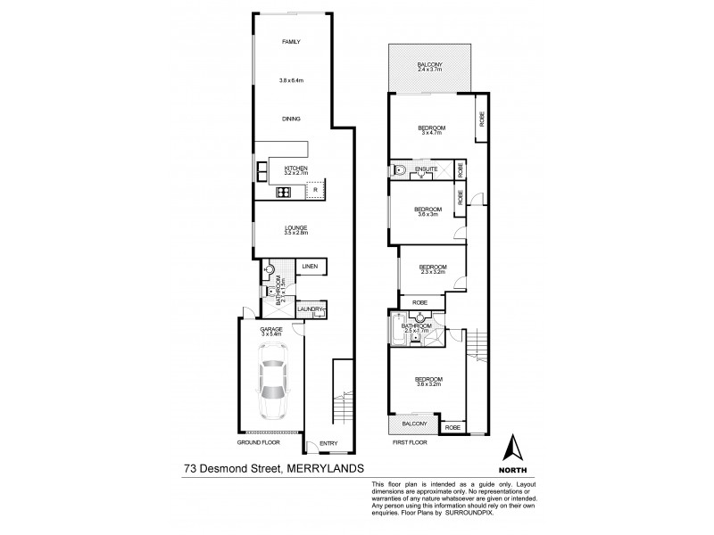73 Desmond Street, Merrylands NSW 2160 Floorplan
