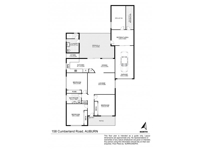158 Cumberland Rd, Auburn NSW 2144 Floorplan