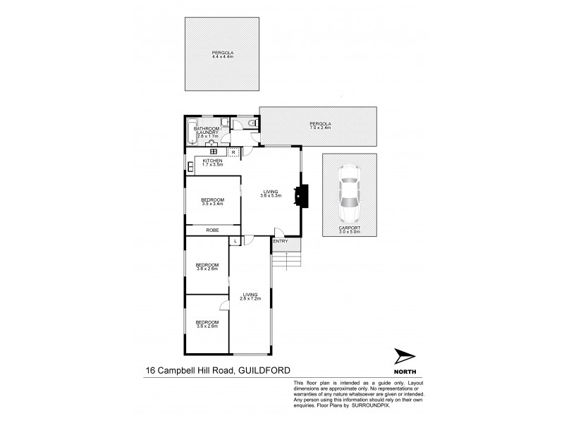 16 Campbell Hill Rd, Guildford NSW 2161 Floorplan
