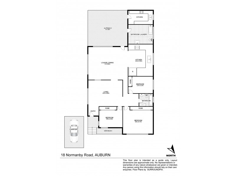 18 Normanby Rd, Auburn NSW 2144 Floorplan