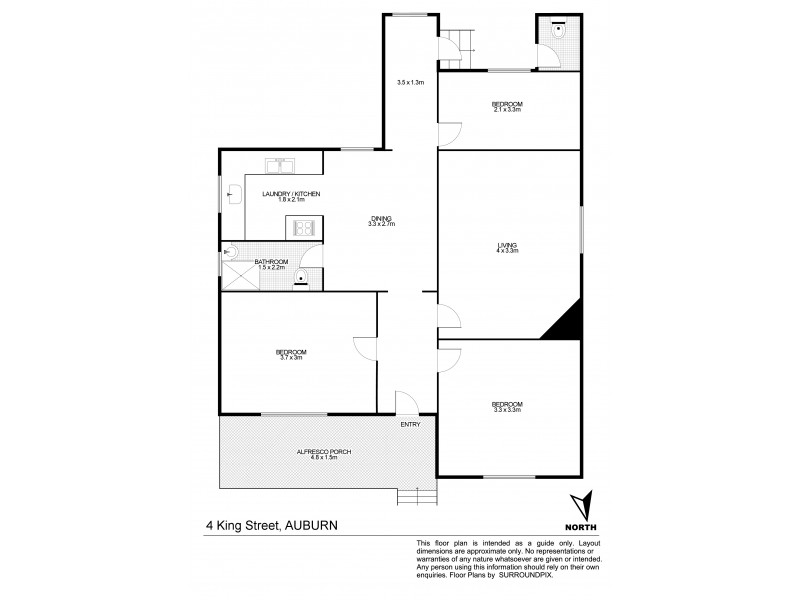 4 King St, Auburn NSW 2144 Floorplan