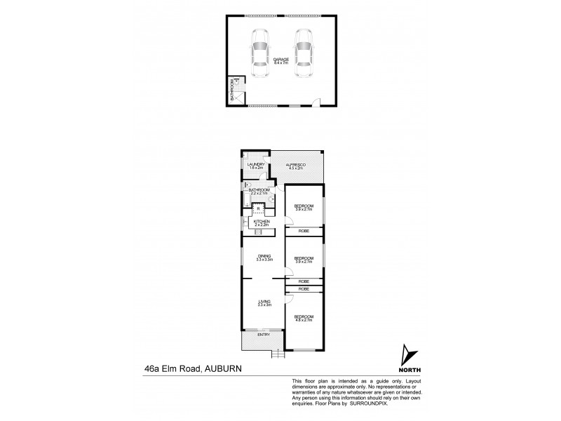 46a Elm Road, Auburn NSW 2144 Floorplan
