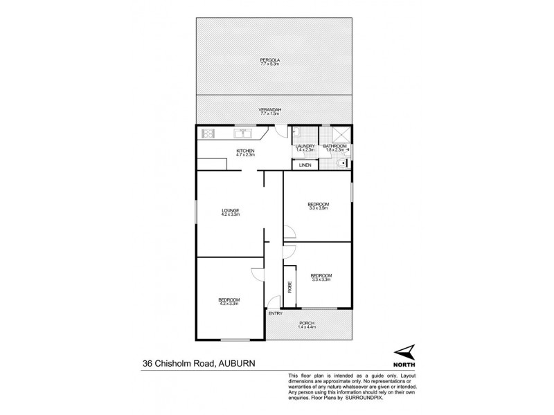 36 Chisholm Road, Auburn NSW 2144 Floorplan