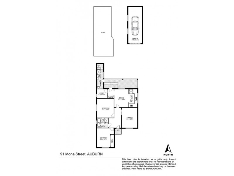 91 Mona St, Auburn NSW 2144 Floorplan