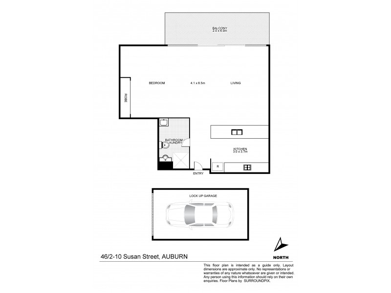 46/2 Susan St, Auburn NSW 2144 Floorplan