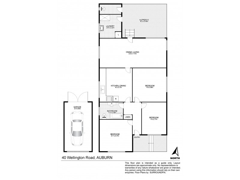 40 Wellington Road, Auburn NSW 2144 Floorplan