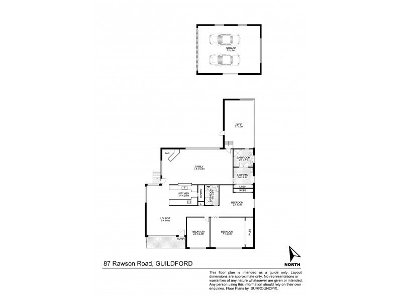 87 Rawson Rd, Guildford NSW 2161 Floorplan