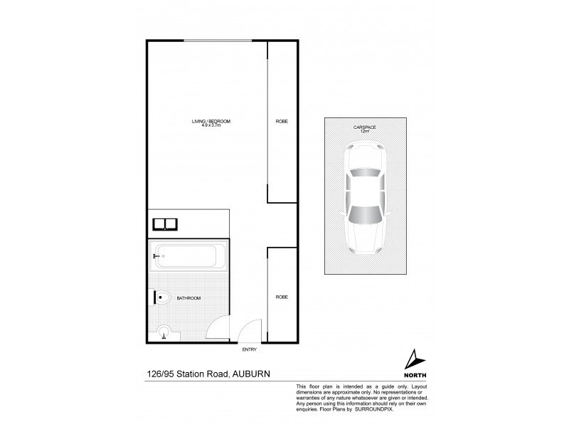 126/95 Station Road, Auburn NSW 2144 Floorplan