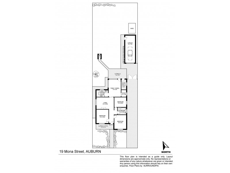 19 Mona Street, Auburn NSW 2144 Floorplan