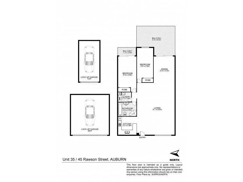 35/45 Rawson St, Auburn NSW 2144 Floorplan