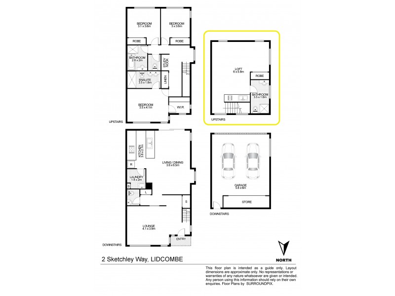 2A Sketchley Way, Lidcombe NSW 2141 Floorplan