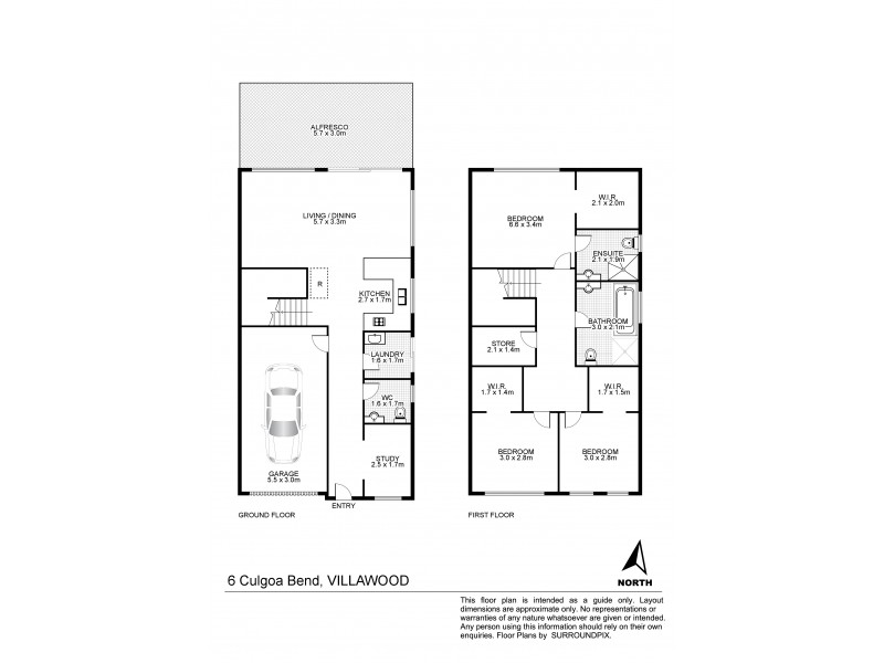 6 Culgoa Bend, Villawood NSW 2163 Floorplan