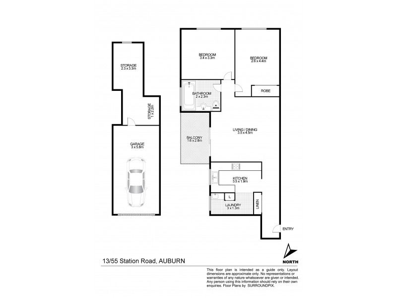 13/55-57 Station Rd, Auburn NSW 2144 Floorplan