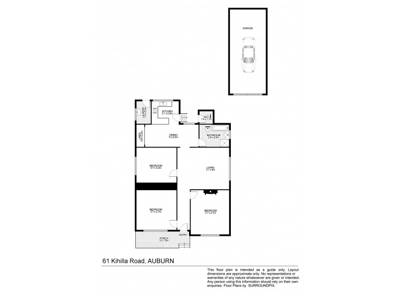 61 Kihilla Road, Auburn NSW 2144 Floorplan