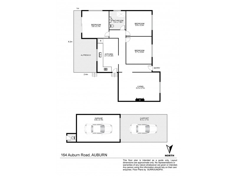 164 Auburn Rd, Auburn NSW 2144 Floorplan