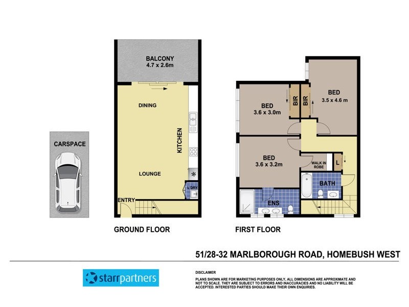 51/28-32 Marlborough Road, Homebush West NSW 2140 Floorplan