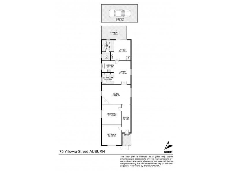 75 Yillowra Street, Auburn NSW 2144 Floorplan
