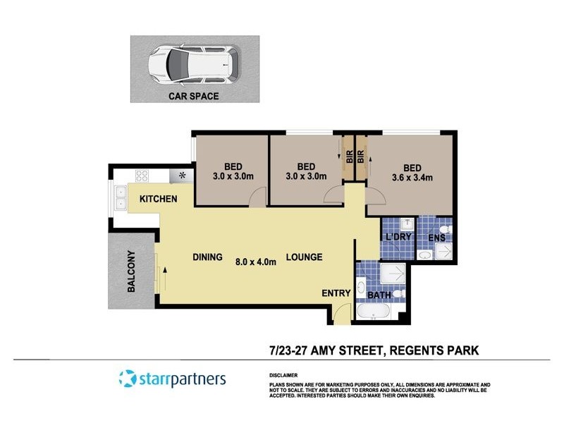 7/23-27 Amy St, Regents Park NSW 2143 Floorplan