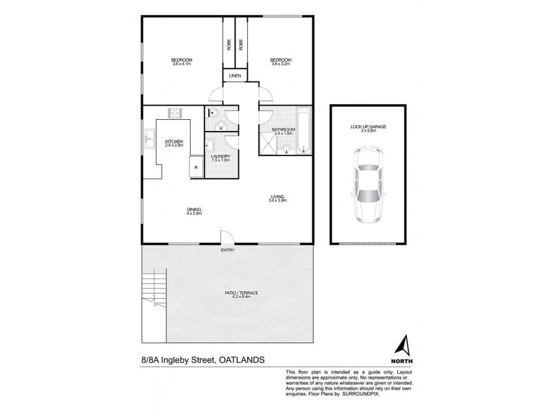 8/8a Ingleby St, Oatlands NSW 2117 Floorplan