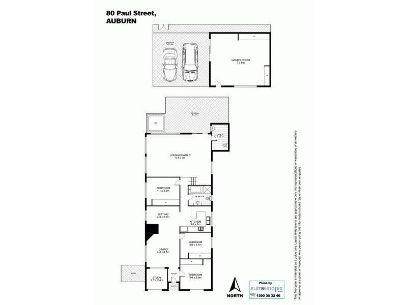 80 Paul Street, Auburn NSW 2144 Floorplan