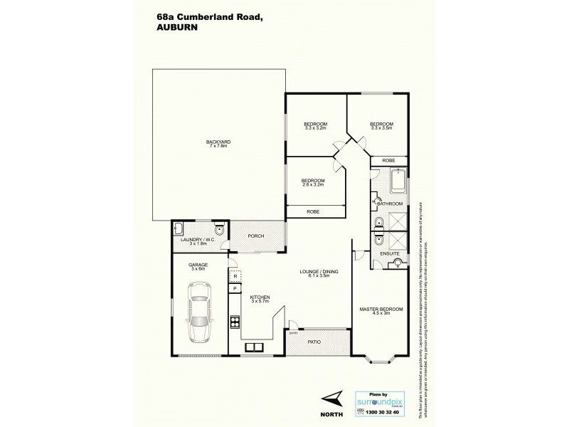 68a Cumberland Road, Auburn NSW 2144 Floorplan