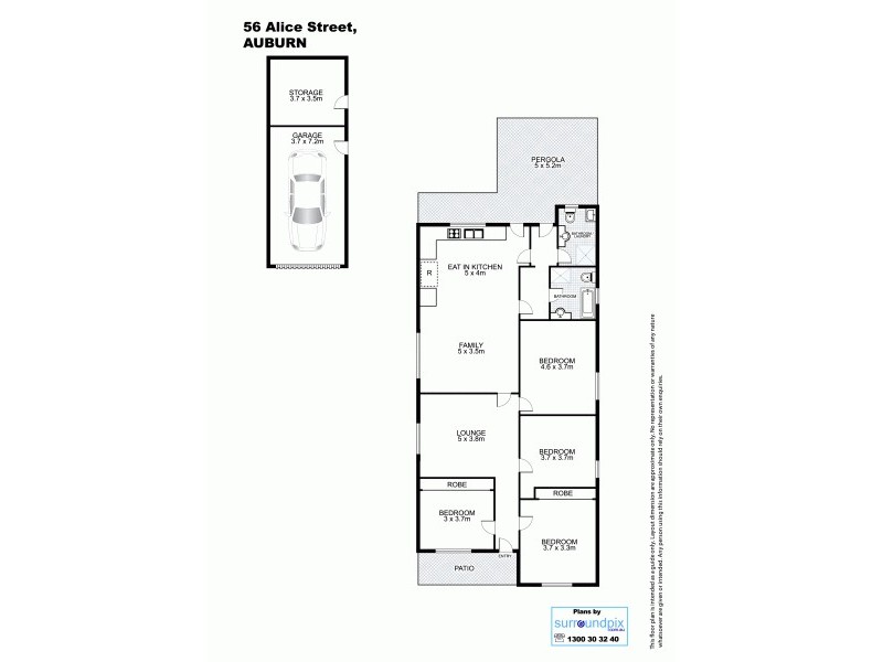 56 Alice St, Auburn NSW 2144 Floorplan
