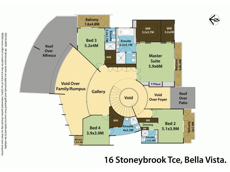 16 Stonybrook Terrace, Bella Vista NSW 2153 Floorplan