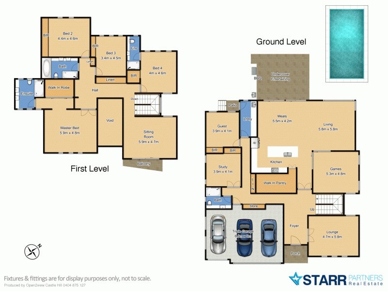 13 Bimbadgen Place, Bella Vista NSW 2153 Floorplan