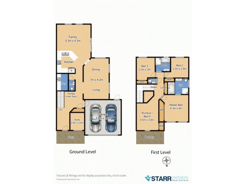 46 Linden  Way, Bella Vista NSW 2153 Floorplan