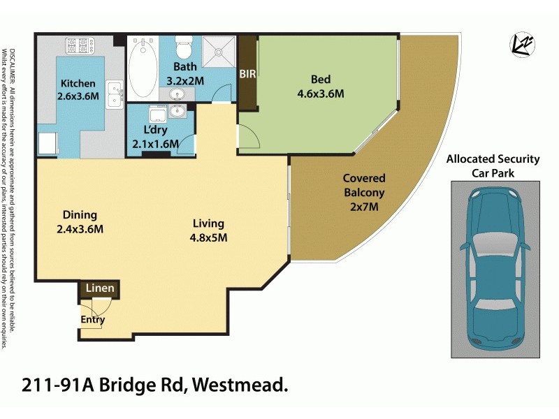 211/91a Bridge Road, Westmead NSW 2145 Floorplan