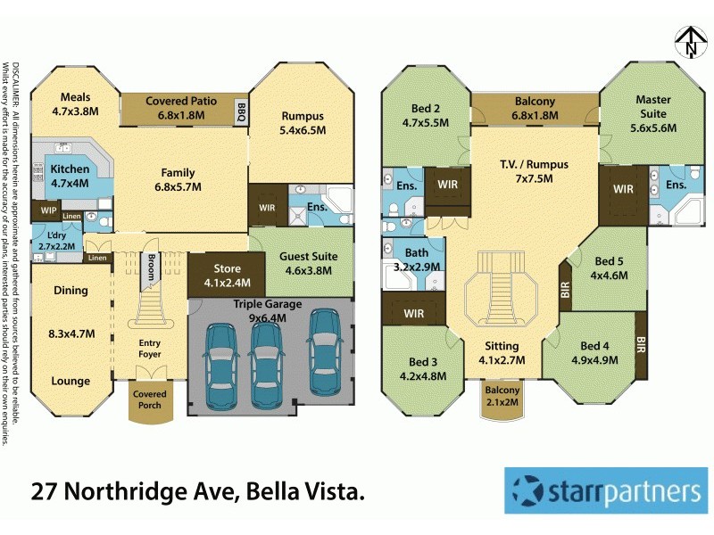 27 Northridge Avenue, Bella Vista NSW 2153 Floorplan