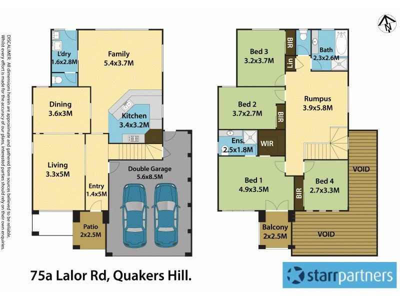 75a Lalor Road, Quakers Hill NSW 2763 Floorplan