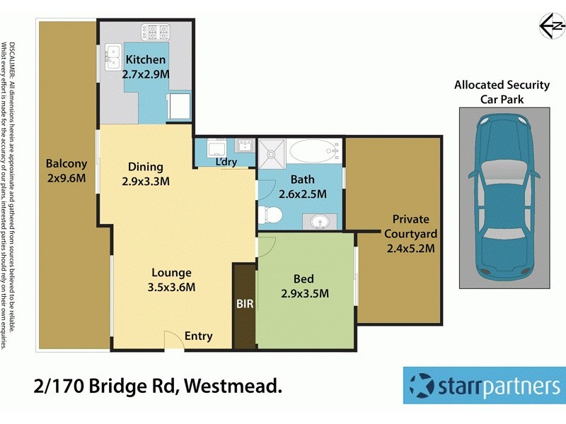 2/170 Bridge Road, Westmead NSW 2145 Floorplan