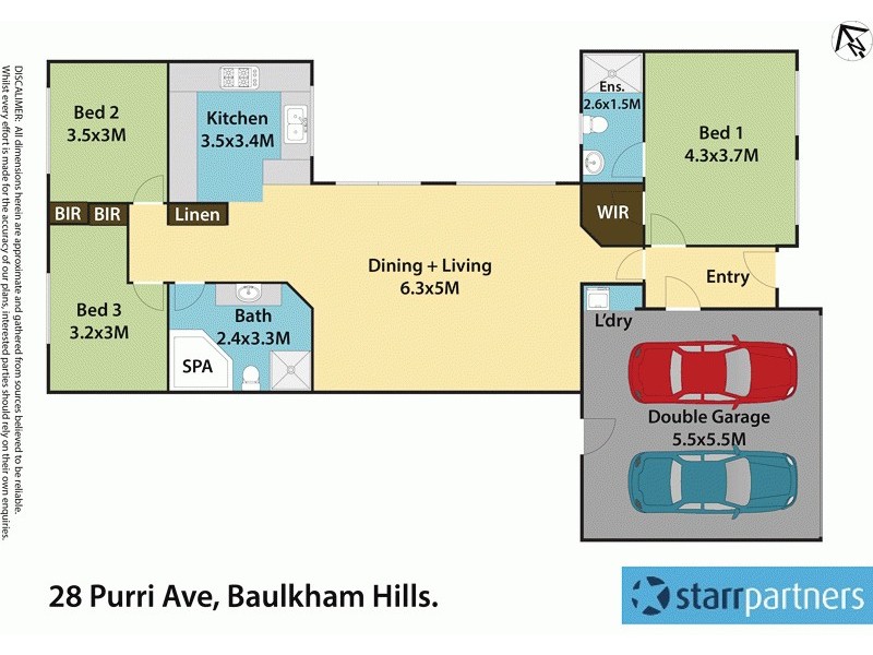 28 Purri Avenue, Baulkham Hills NSW 2153 Floorplan