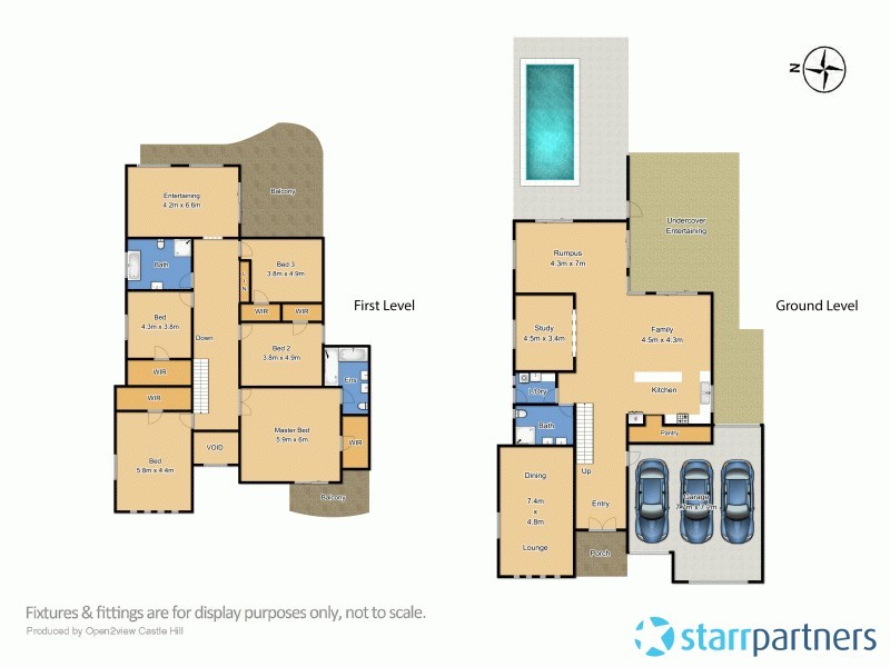 4 Waterfall Crescent, Bella Vista NSW 2153 Floorplan