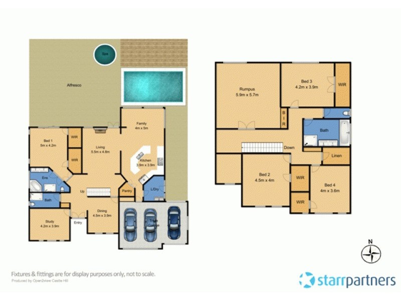 17 Middlebrook Rise, Bella Vista NSW 2153 Floorplan