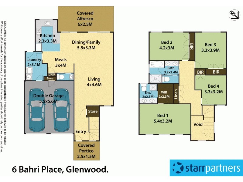6 Bahri Pl, Glenwood NSW 2768 Floorplan