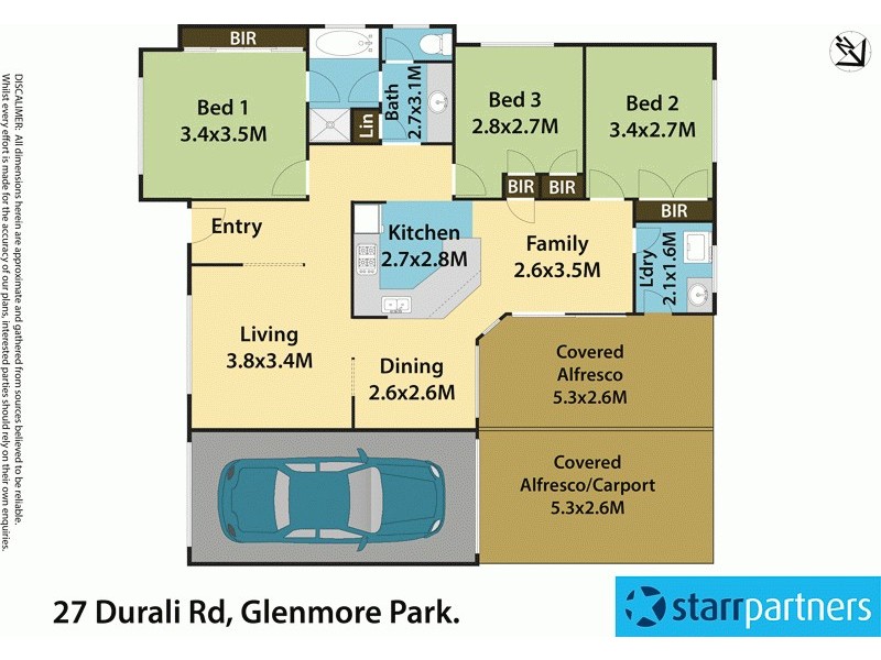 27 Durali Rd, Glenmore Park NSW 2745 Floorplan