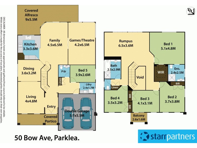 50 Bow Ave, Parklea NSW 2768 Floorplan
