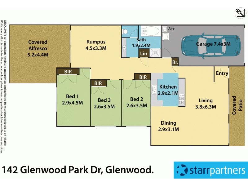 142 Glenwood Park Drive, Glenwood NSW 2768 Floorplan