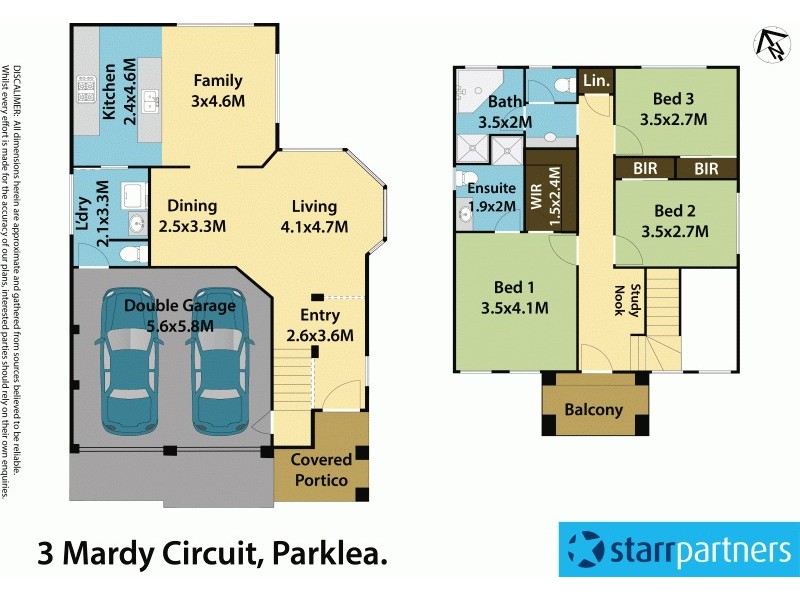 3 Mardy Court, Parklea NSW 2768 Floorplan
