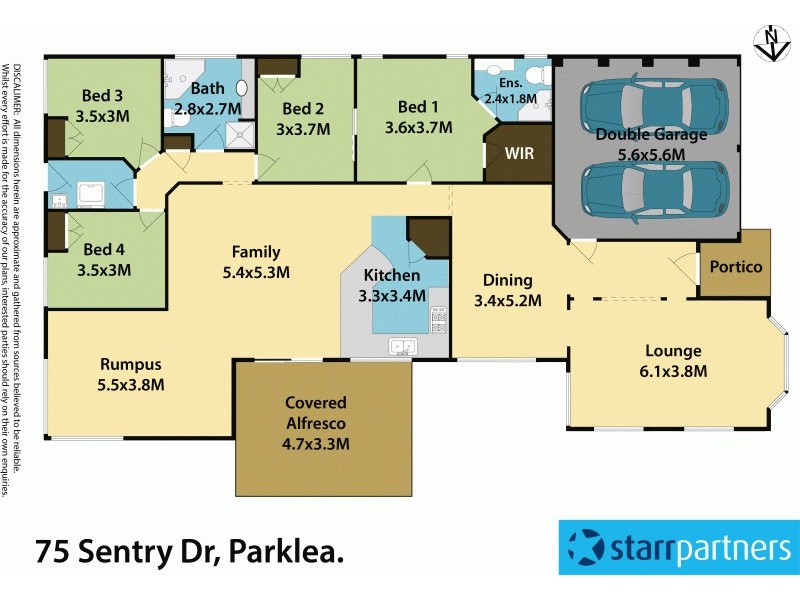 75 Sentry Drive, Parklea NSW 2768 Floorplan