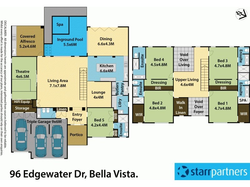96 Edgewater Drive, Bella Vista NSW 2153 Floorplan