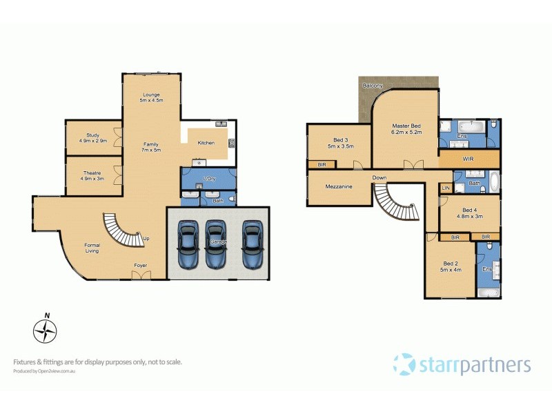 13 Pipersbrook Crescent, Bella Vista NSW 2153 Floorplan