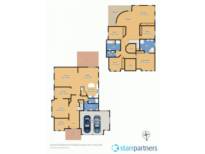 42 EDGEWATER DRIVE, Bella Vista NSW 2153 Floorplan