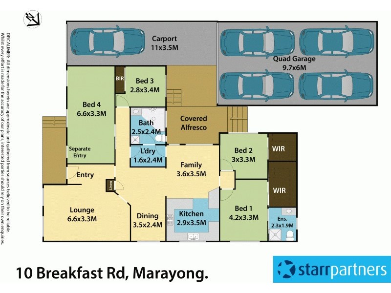 10 Breakfast Road, Marayong NSW 2148 Floorplan