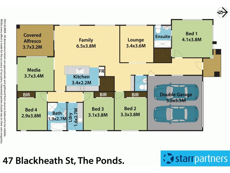 47 Blackheath St, The Ponds NSW 2769 Floorplan