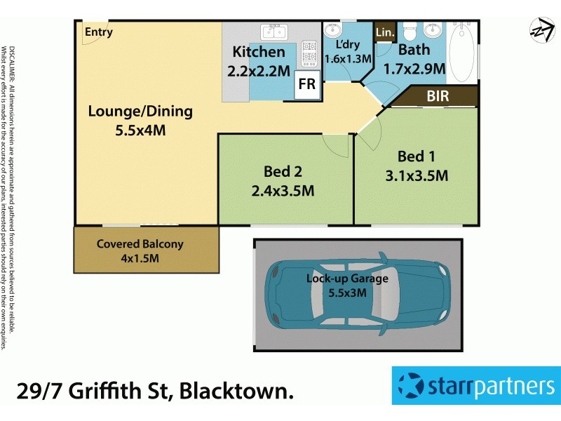 29/7 Griffiths St, Blacktown NSW 2148 Floorplan