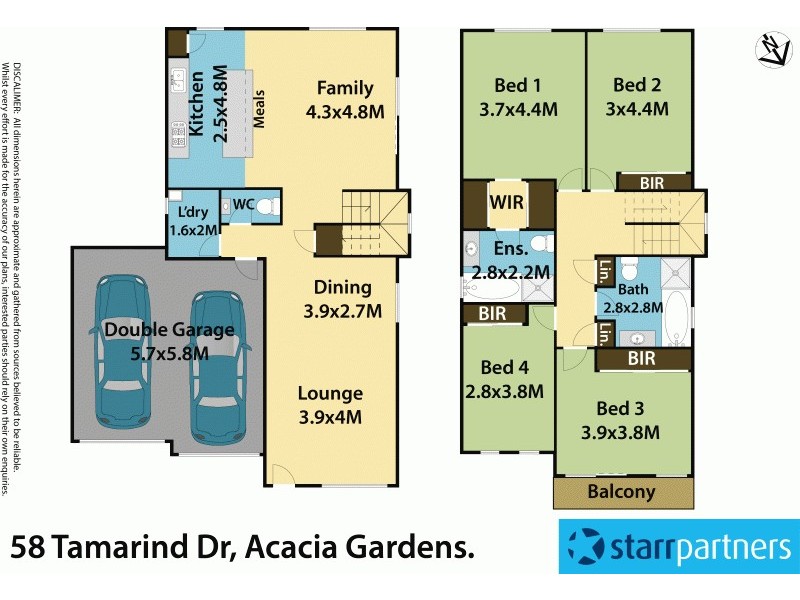 58 Tamarind Drive, Acacia Gardens NSW 2763 Floorplan