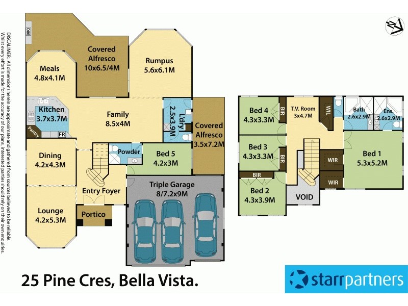 25 Pine Crescent, Bella Vista NSW 2153 Floorplan